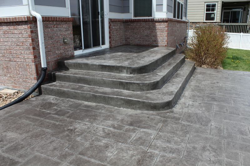 Stamped Concrete Steps